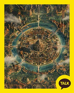 An Ancient City Of Circular Compartments 카카오톡 테마 카톡테마 무료 다운로드