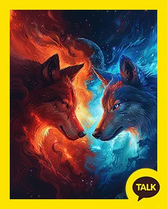 Battle Of The Chief Wolves 카카오톡 테마 카톡테마 무료 다운로드