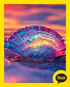 Iridescent Shells In The Setting Sun 카카오톡 테마 카톡테마 무료 다운로드