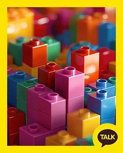 Stacked Hexahedral Blocks 카카오톡 테마 카톡테마 무료 다운로드