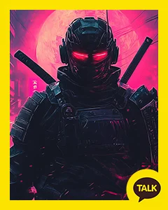 The Assault Of The Red Moon Night 카카오톡 테마 카톡테마 무료 다운로드