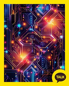 The Circuit That Emits Red Light 카카오톡 테마 카톡테마 무료 다운로드