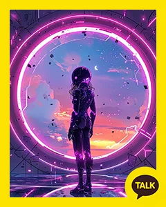 The Sky Beyond The Circular Window 카카오톡 테마 카톡테마 무료 다운로드