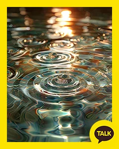 Waves On Clear Water 카카오톡 테마 카톡테마 무료 다운로드